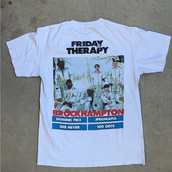 Brockhampton Ginger Friday Therapy Tour Music Tshirt M 20x27 - Picture 5 of 6